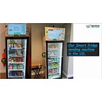 Smart fridge for selling snack drink fruit in US