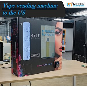 Wall-mounted vape vending machine to the US