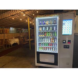 Snack drink vending machine in USA