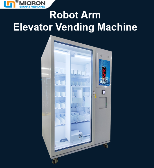 Beer alcohol vending machine with elevator and touch screen safe delivery