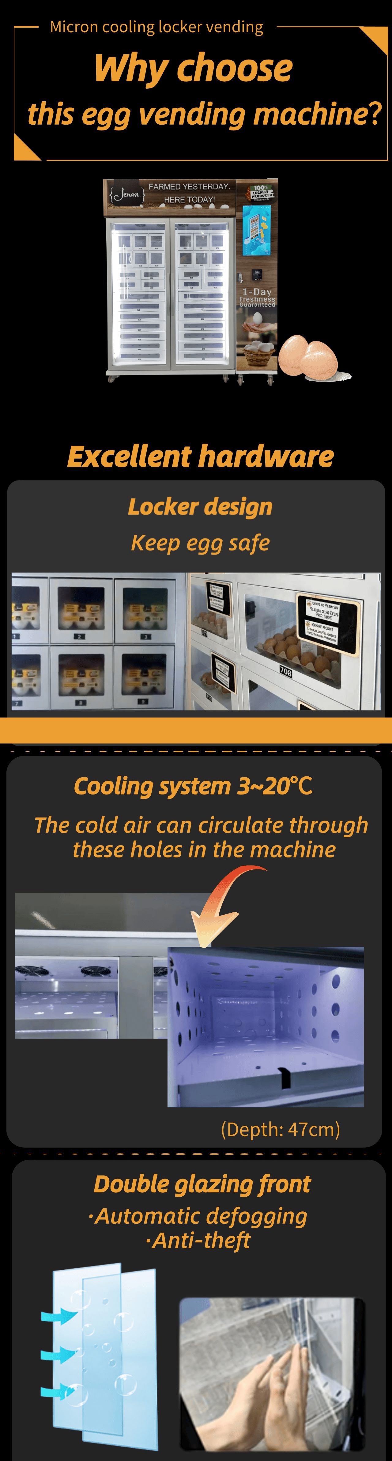 Buy Egg vending machine  Call us on 1300 513 668