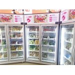 24/7 unmanned convient store, super market solution for sale. self service store full of Smart fridge vending machine. farm product vending machine
