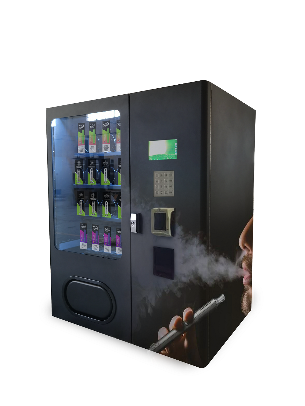 Mini vape vending machine for sale with card reader can be put on the table