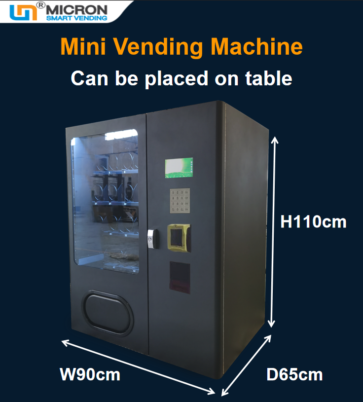 Mini vape vending machine for sale with card reader can be put on the table
