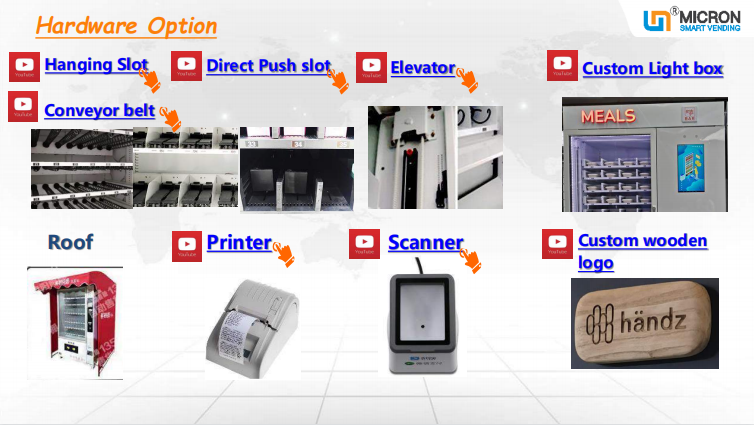 Snack drink vending machine to with keyboard Azerbaijan Micron Smart Vending