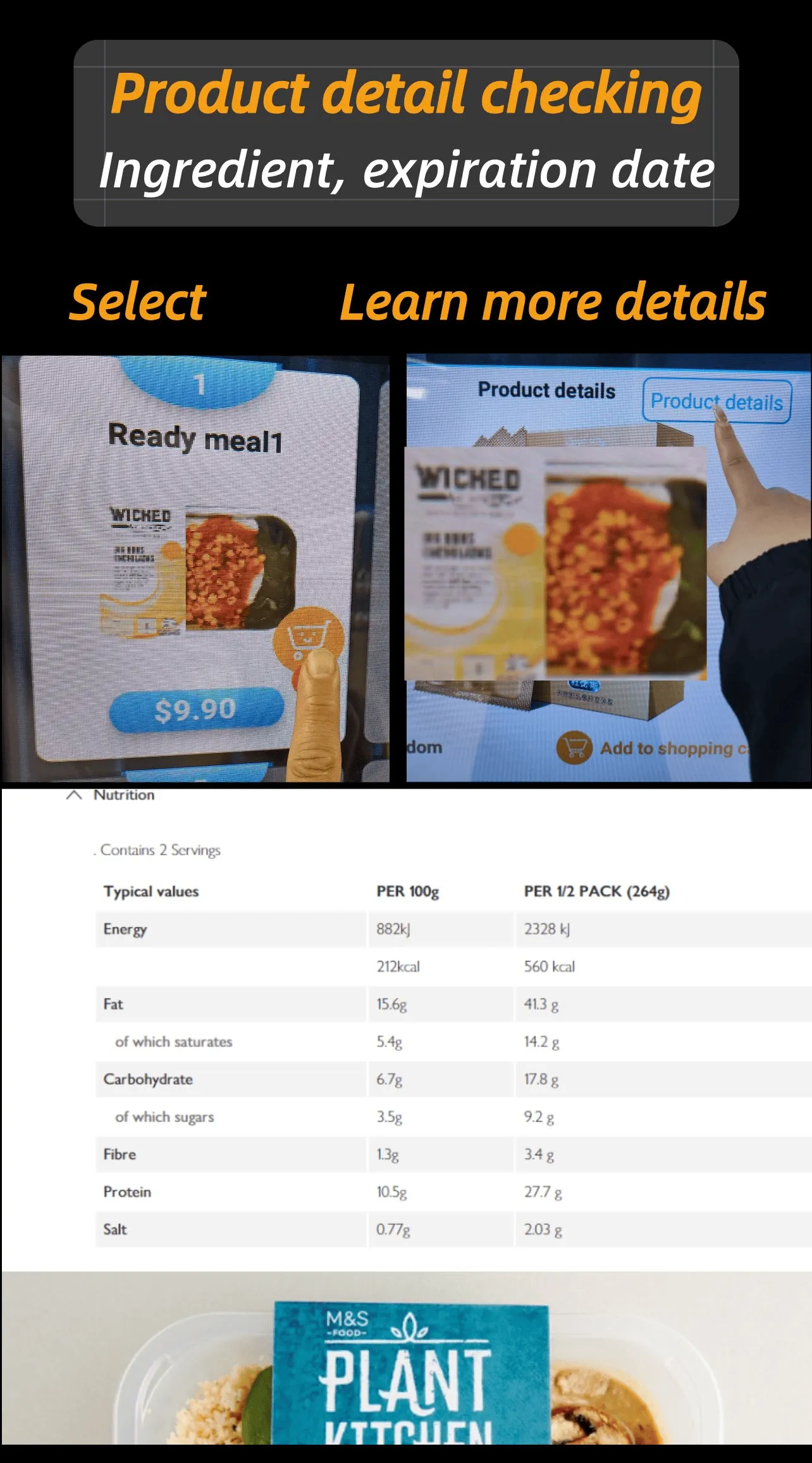 micron combo meal vending machine support to check product detail