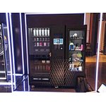 Mystery/gift box vending machine cooperate with Benz
