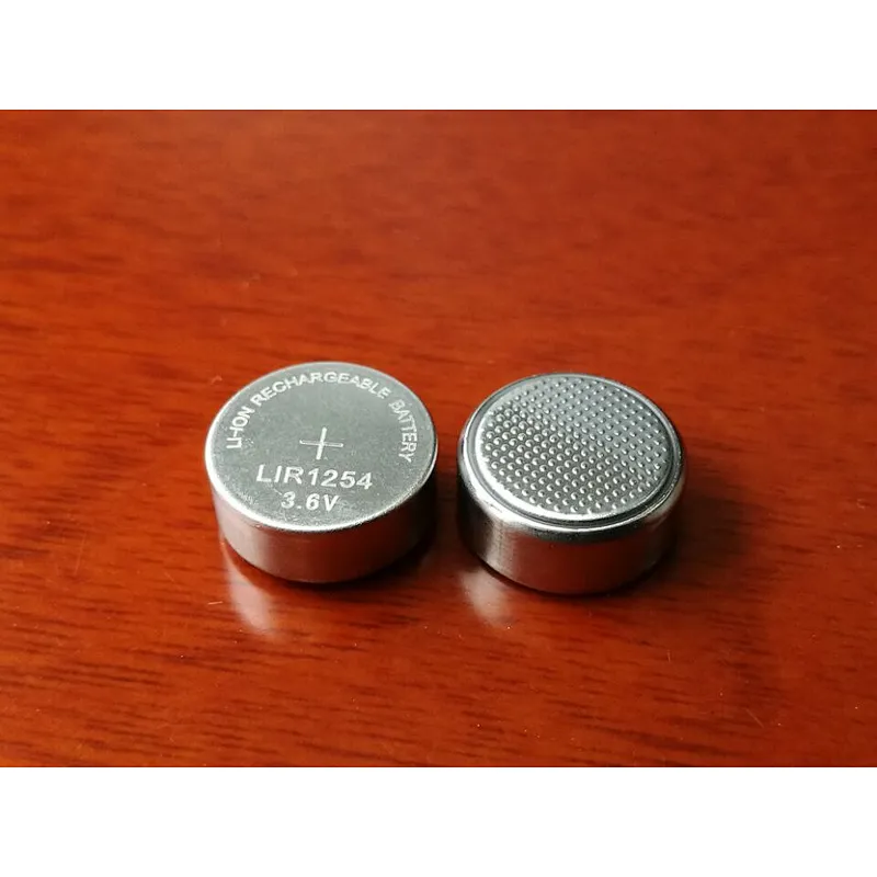 Lithium rechargeable button cell batteries 1254 3.7V battery EAST