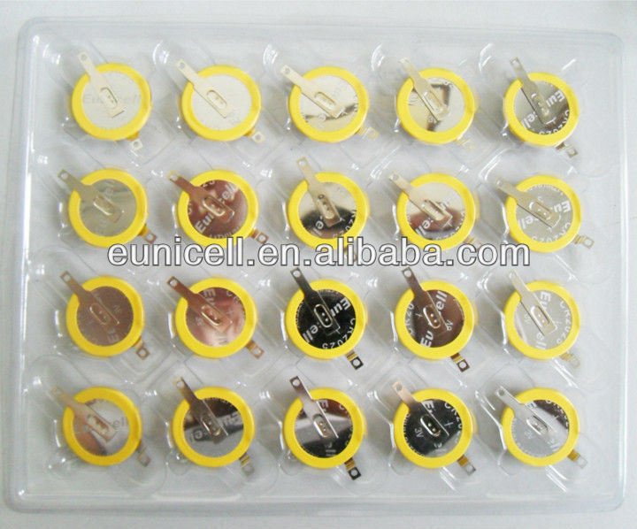 Lithium battery 3v cr2032 with solder tabs from China Manufacturer EAST(SHENZHEN)TECHNOLOGY CO