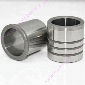 Die and mold solution, guide bushes with grooves
