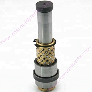 shouldered ball bearing mold set bushing with center collar