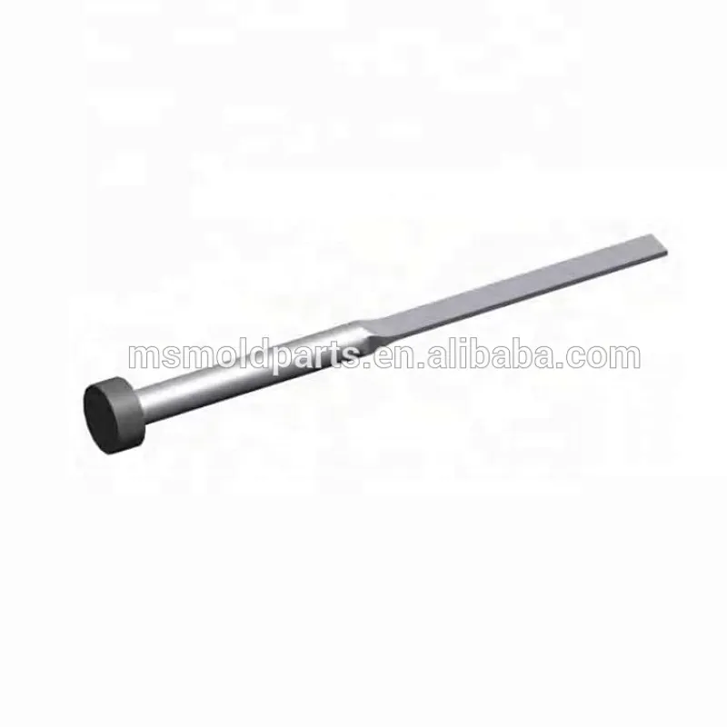EXPULSOR LAMINAR TEMPLADO FORMA FLAT EJECTOR PIN HARDENED THROUGH TYPE