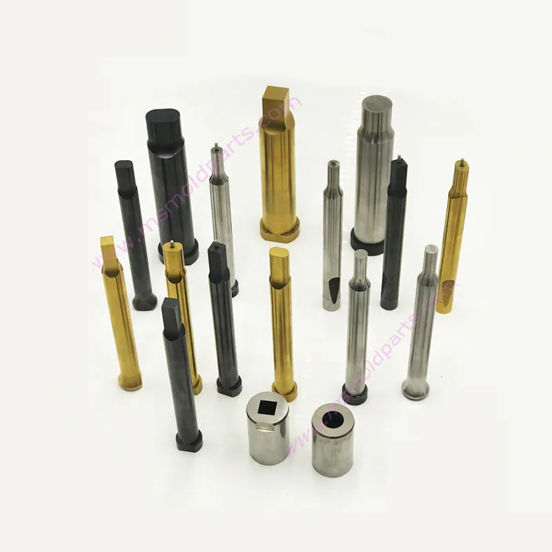Key Flat Shank Shoulder Punches mold parts TiCN Coating punch