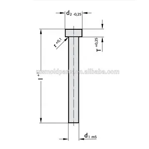 Precision standard shoulder Punches, stepped precision punch, ISO 8020 punch dies