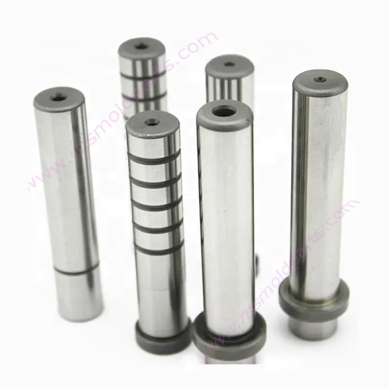 Steel bushing shoulder guide pin with centre hole for mold