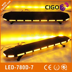 LED-780D-7 high power police emergency led light bar 12-30V light bar 324 W yellow white vehicle car truck emergency