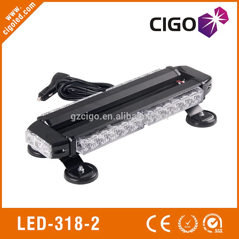 LED-318-2 blue strobe light bar 30W magnetic led light bar mini strobe light