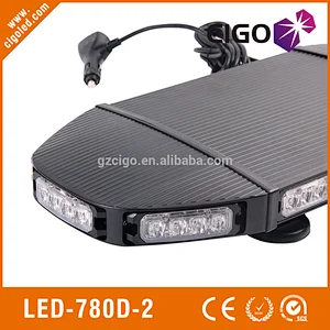 LED-780D-2 visor police lights 12-30V emergency led strobe lights cars 144W emergency vehicle equipment