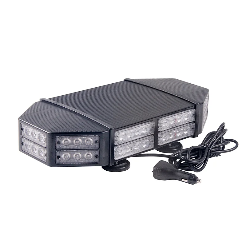 LED-790D-2 strobe warning lights for trucks 12-30V amber emergency lights for vehicles 204W lights for emergency vehicles