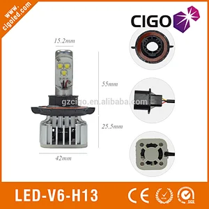 LED-V6-H13 led lights for cars headlights 12-24V auto leveling headlights 30W bright car headlight bulbs