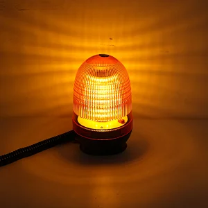 LED-03H-5  Amber LED 80-5730 led rotating warning light beacon  With Support  For Crane
