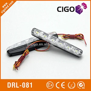 led CIGO factory daytime running lights 12V drl led headlights 12PCS led cars with daytime running lights