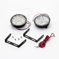 Automatic turn-off Round 36 pcs 5050 high power led driving lights led daytime running lights for cars drl lights