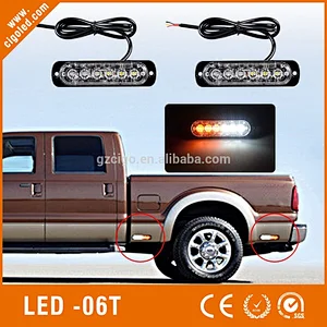 Ultal thin design 6*3w truck led Strobe Light waterproof strobe light LED warning Security led lights 24v for truck