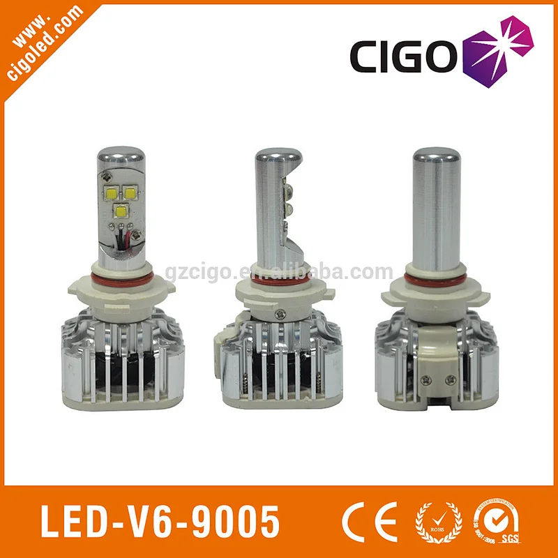 LED-V6-9005 full led headlamps 6000K 12-24V led low beam headlights 30W led headlight upgrade