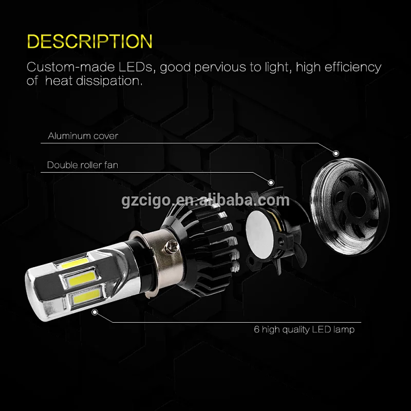 RTD-M02E led motor 9-20V motorcycle led bulbs led 30W verlichting motor