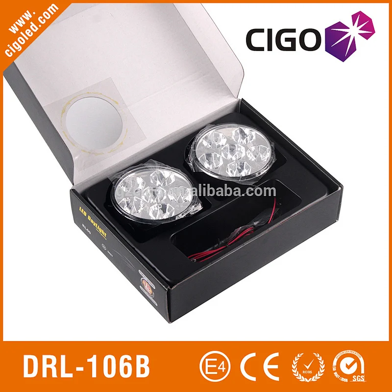 CIGO factory LED-106B high power led daytime running lamp for fitting drl lights 12V auto led daytime running lights