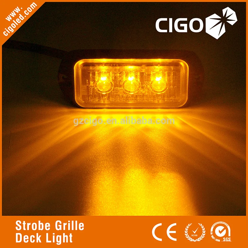 Fashion style surface mount strobe lights LED-03T car strobe lights amber led emergency vehicle lights