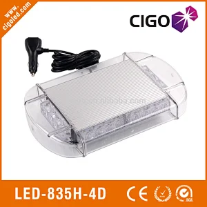 LED-835H-4D signal light bar 12V strobe light car 24W police lighting