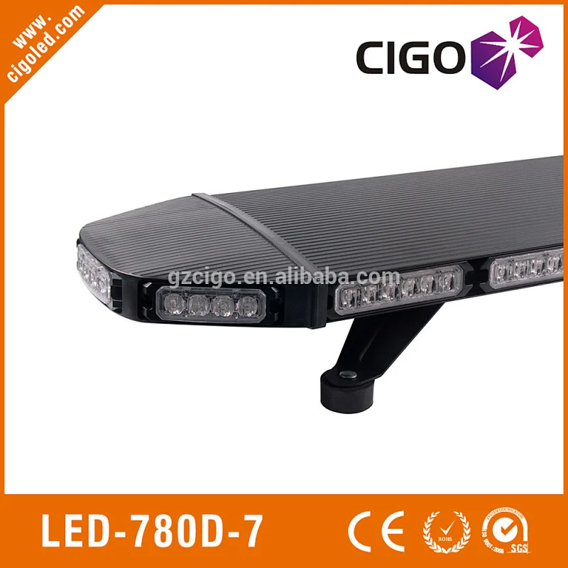 LED-780D-7 high power police emergency led light bar 12-30V light bar 324 W yellow white vehicle car truck emergency
