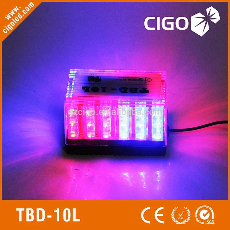 TBD-10L Strobe Beacon with Built-in LED 12V Warning Lamp one flash pattern Led Traffic Warning Light