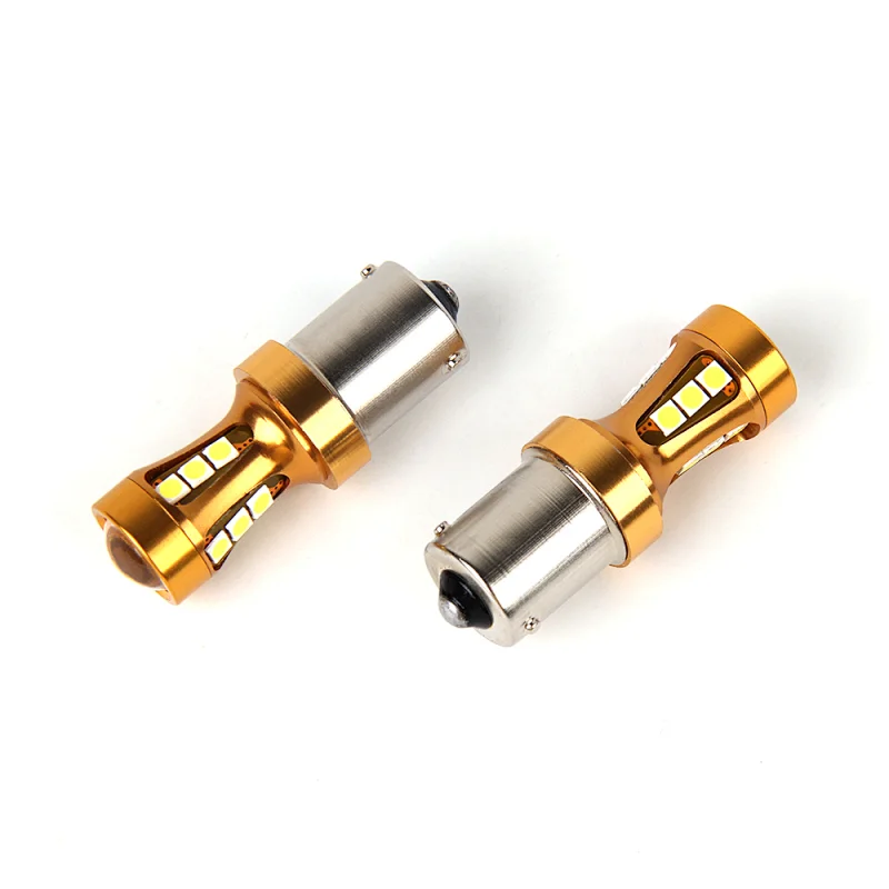 1156-15SMD-3030 12-24V p21w bau15s Canbus car lights led turn signal light