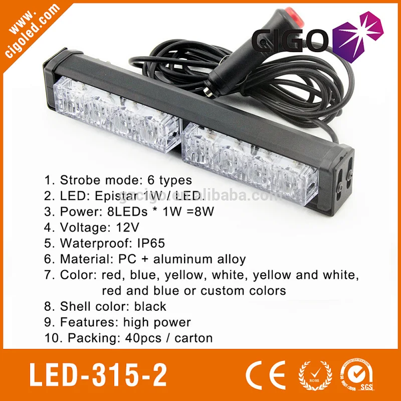 Emergency light bars for sale LED-315-2 led emergency light bars for trucks waterproof cheap led light bars for trucks