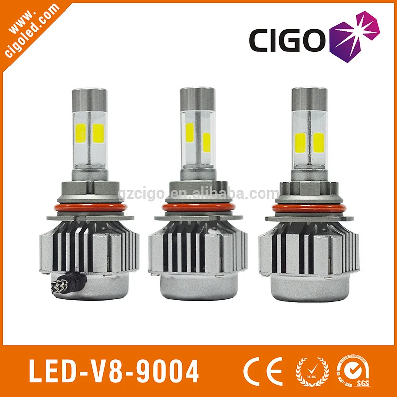 LED-V8-9004 led lights headlights 12-24V replacement headlight bulbs 40W led car headlights