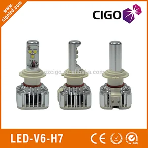 LED-V6-H7 led car headlamp bulbs 12-24V h7 led bulb headlight 30W led bulbs for cars headlights