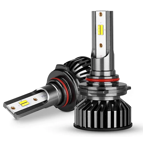 High power dual color 9005 9006 x3 fanless csp led headlight bulbs conversion kit