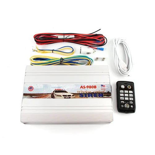 AS980B 200 db 12V 200W  ambulance car electronic siren for alarm