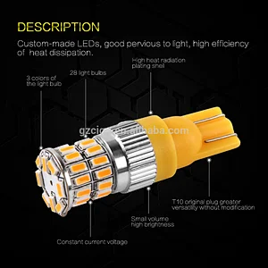 T10-36SMD-3014 t10 12-24v led bulb t10 led globes w5w light bulb
