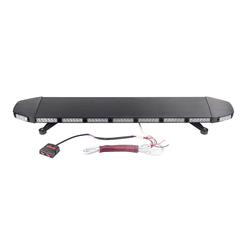 LED-780D-7 high power police emergency led light bar 12-30V light bar 324 W yellow white vehicle car truck emergency