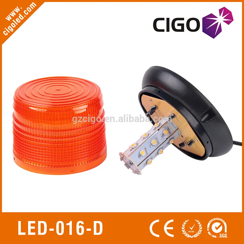 LED-016D amber emergency lights for vehicles 12Vemergency beacon lights SMD high power LED chip roof mounted led strobe lights