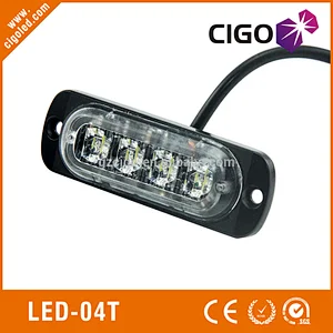 2835LED surface mount led strobe flashing lights for vehicles LED-04T-1 easy installation amber and white emergency lights