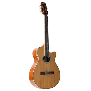 Gecko Factory sells 39 inches handmade Sapele Material Classical guitar for adults