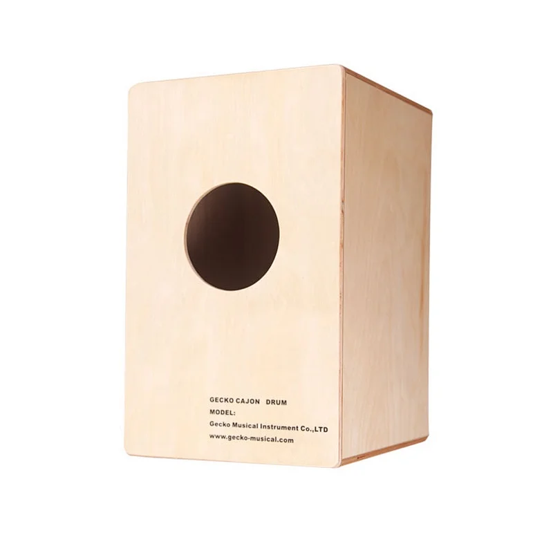 Custom logo classical music tool wooden percussion drum box Cajon