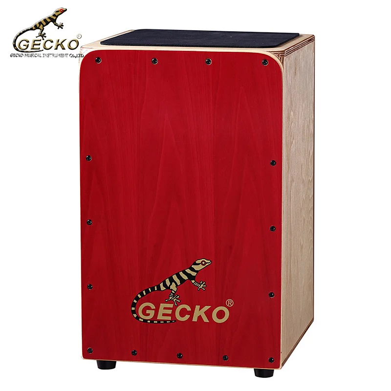 Suitable for beginners children and band accompaniment percussion drums Red wood cajon