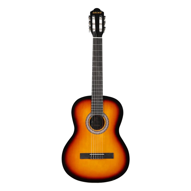 Gecko 39 Inches High grade Linden wood New Design Handmade  classical guitar