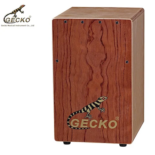 Percussion Cheap Wholesale OEM Natural Wood GECKO Toy Cajon Drum